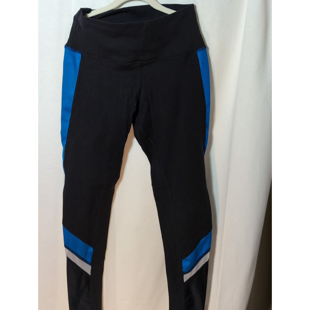 Alo Women's Athletic Pants, Black, Blue, Size Small